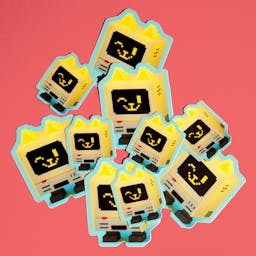 Retro KittyCAD Stickers - ea-KittyCAD_r2_1x1_8838